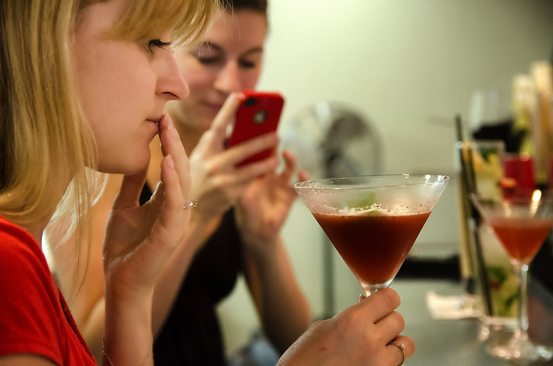 Samantha, Tasting Cocktails