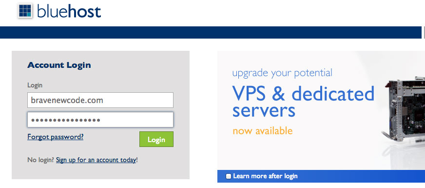 Continuing The Login Process